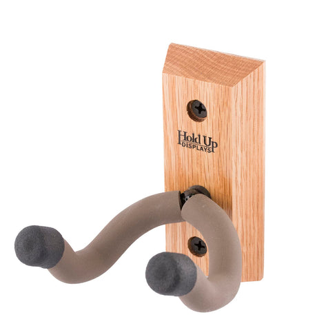 Hold Up Displays - Vertical Gun Hanger and Rifle Storage Securely Holds Firearm and Bow – Real Oak Hardwood Harvested in Wisconsin - Made in USA Hold Up Displays