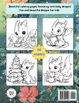 Baby dragons Coloring Book: Cute and Fantastic baby Dragons Coloring Book for Kids Ages 4-8 WoodArtSupply