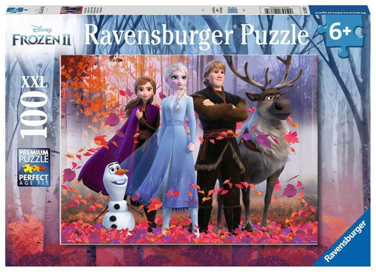 Ravensburger Disney Frozen 2 Puzzle - Magic of The Forest | Unique 100-Piece Jigsaw | Educational Toy for Kids Anti-Glare Surface | FSC Certified