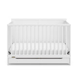 Graco Melrose 5-in-1 Convertible Crib with Drawer (White) Graco