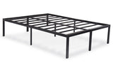 Olee Sleep 18 Inch Heavy Duty Steel Bed Frame with Anti-Slip Support & Noise-Free Assembly, King Size, Black Olee Sleep