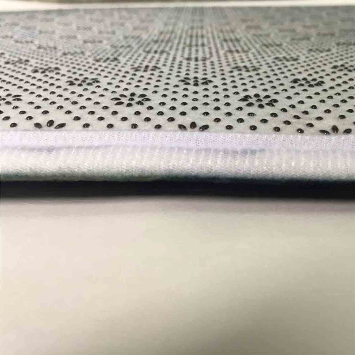 ZMvise Sublimation Blanks Door Mats 23.6 Inch Round Polyester Heat Transfer Welcome Mat Non Slip Mats for Home Bedroom Bathroom Decoration Set of 4 ZMvise