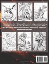 Dynamic Dragons: Coloring Book WoodArtSupply