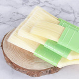 Hemoton 3Pcs brush refillable oil bottle bakery dessert soft sauce bottle cooking wood butter grill outdoor food grill outdoor bbq bread Wooden Accessories Hemoton