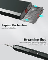 Mini Electric Screwdriver 48-in-1 Magnetic Bits, DOINOW Precision Electric Screwdriver LED Light, Electric Screwdriver kit for PC Building Phone Watch Laptop DOINOW