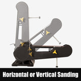 KFMK 2x42 in. Belt Sander & 6" Disc Sander Combo, 3.5Amp Bench Belt Sander for Woodworking & Metalworking, 1/2HP Belt Sander for Knife Making and Sharpening KFMK