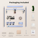 5W Laser Engraver, 72w Laser Cutter Engraving Machine for Beginners, 0.06mm Laser Spot Higher Accuracy Laser Engraving Machine for Wood Metal Leather Glass Acrylic CREALITY FALCON