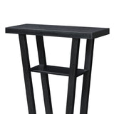 Convenience Concepts Newport V Console, 11.5 in x 31.5 in x 34 in, Black Convenience Concepts