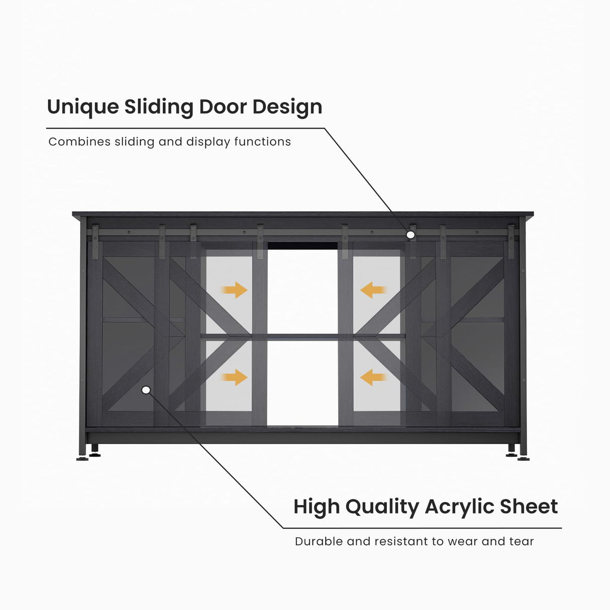 Tatub 75-90 Gallon Fish Tank Stand with Cabinet, Heavy Duty Metal Large Aquarium Stand for Accessories Storage, Reptile Tank Turtle Terrariums Table, 1000+ LBS Capacity, 58.9"x19.7"x32.6" H, New Black Tatub