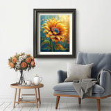 Natuyalo Paint by Numbers Kit for Adults - Sunflower DIY Adult Paint by Number Kits Flowers Acrylic Canvas Painting for Adults Beginners Art Crafts Without Frame, 16x20 Inch Natuyalo