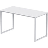 SHW Mission 40-Inch Home Office Computer Desk, White SHW