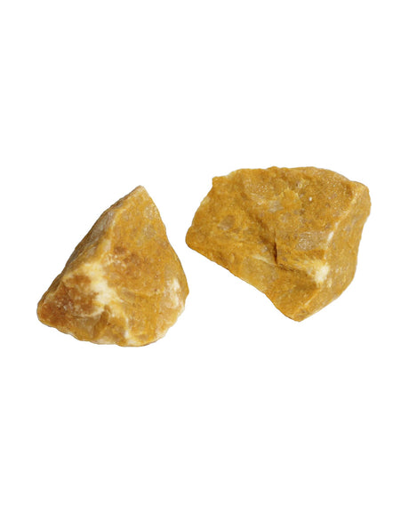 2 Pcs CRYSPAA Yellow Aventurine Raw 1.7"-2.1"Crystal and Healing Stones, Selenite Crystals Bulk Rocks for Crafts, Gemstone Lapidary, Crystal Kit, Witch Decor,Chakra, for Women and Festival Day CRYSPAA