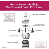 Ninja BN600 Professional Food Processor (Renewed) Ninja