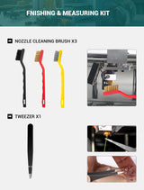 SARDVISA 3D Printer Tools Kit with Zipper Bag, Includes Nozzle Cleaning Set, Scraper, Steel File, Filament Pliers, Carving Knife Set, 3D Print Accessories for Model Removal, Polish, Finish (30-Packs) SARDVISA