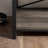 Walker Edison August Modern Farmhouse X Back Hall Tree with Bench, 72 Inch, Grey Wash Walker Edison