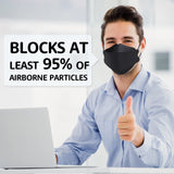 LEVENIS KN95 Face Masks 50 Pack, Breathable Comfortable and Disposable KN95 Mask, Black LEVENIS