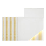 TUSY Small Reception Desk with Counter, 39.4" H Front Desk with Storage Drawers, Reception Counter with LED Lighting, Checkout Counter for Salon, Lobby – White (47.2" W x 18.9" D x 39.4" H) TUSY