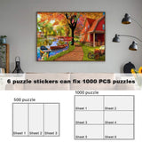 24 Puzzle Saver Sheets, Preserve 4 x 1000 Pieces Jigsaw Puzzles, for Ages 6 and up QIKSION