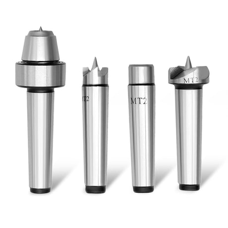 Nakkaa 4pcs Drive Spur Cup Kit Arbor Woodworking,MT2 Wood Lathe Live Center Set Nakkaa
