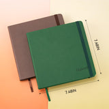 Lightwish Square Watercolor Journal, 100% Cotton Hot Press Small Watercolor Paper Sketchbook 4.72” x 4.72”, 20 Sheets (140lb/300gsm), Acid-Free for Watercolors, Gouache, Acrylics LIGHTWISH