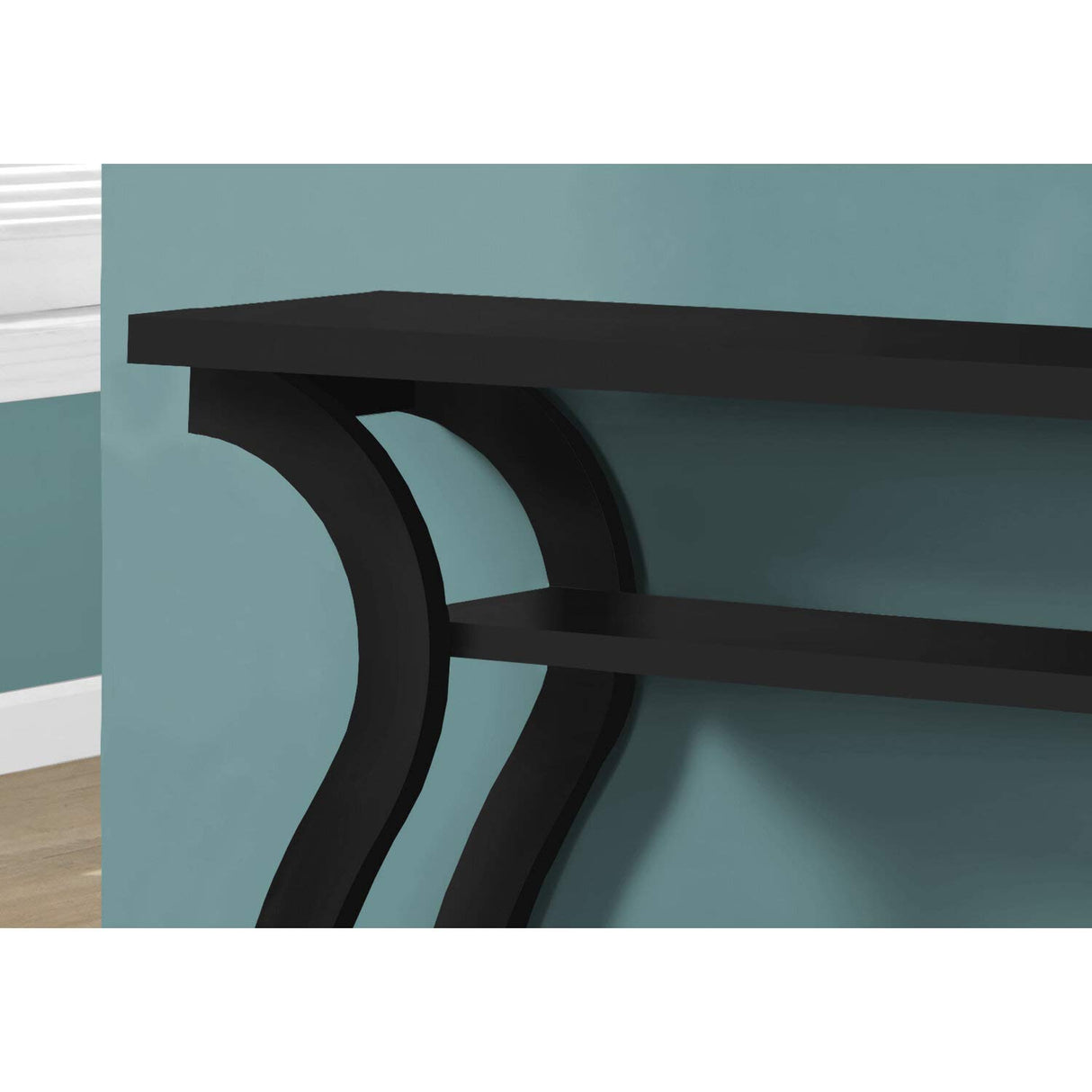 Monarch Specialties I CONSOLE TABLE, BLACK Monarch Specialties