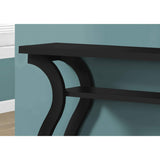 Monarch Specialties I CONSOLE TABLE, BLACK Monarch Specialties