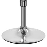 Topeakmart Height Adjustable Round Pub Table 360° Swivel Counter Bar Tables Bistro Tall Cocktail MDF Top, Black Topeakmart