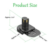 NovaQuantic Adapter Upgrade for Ryobi 18V Cordless Tools - Compatible with Ridgid 18V Batteries Installation and Power Supply (No Charging Function) - 1 Adapter Only NovaQuantic
