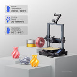 ELEGOO Silk PLA Filament 1.75mm Dual Color Black Red 1KG, Shiny 3D Printer Filament Dimensional Accuracy +/- 0.05mm, 1kg Spool(2.2lbs) Fits for Most FDM 3D Printers ELEGOO