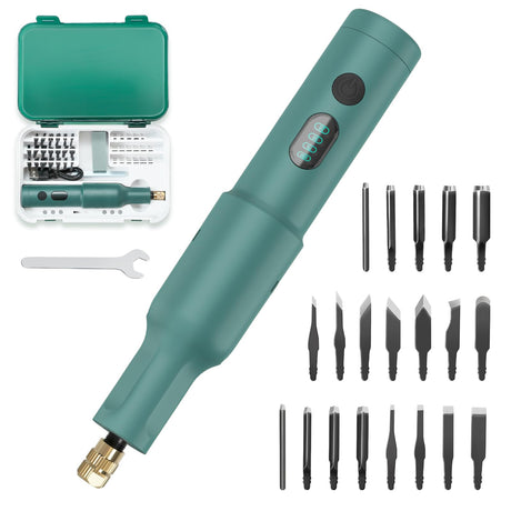 Wood Carving Tools Electric - Precision Engraving Knife Set Perfect for Beginners, and Sculptors, Premium Woodworking Carving Tools Versatile Electric Sculpting Kit for Hobbyists and Artists JIAN