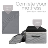 Milliard Dual Sided Premium Tri Folding Mattress, Memory Foam Foldable Mattress with Waterproof Washable Cover, Full (75"x 52"x 6") + Bonus Eye Mask Included Milliard