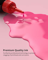 WOKOK Refill Ink Kit for HP 67 67XL 63 63XL 65 65XL 61 61XL 950 950XL 951XL 902XL 952XL Ink Cartridges, 100ML x 5 Bottles with Syringes (2 Black 1 Cyan 1 Magenta 1 Yellow) WOKOK