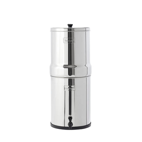 Royal Berkey Gravity-Fed Stainless Steel Countertop Water Filter System 3.25 Gallon with 2 Authentic Black Berkey Elements BB9-2 Filters Berkey