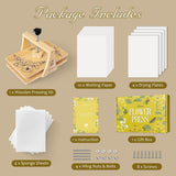 Happinit Large Flower Press Kit - 6 Layers 11" x7" Even Pressure for DIY Arts, Pressing for Adults, Dried Plant Preservation for Craft Lovers Happinit