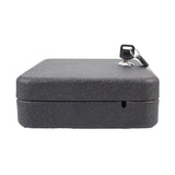 FSDC (Firearm Safety Devices - FSDC-MLC5200 Keyed Steel Lockable Gun Case & Security Box – Heavy-Duty Powder Coated Steel – TSA Approved – Compact for Easy Storage FSDC