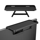 TETVIK TV Screen Top Shelf Monitor Shelf Adjustable Computer Screen Shelf Mount for Office Desk, Cellphone Stand, Media Box, Game Console, Router 11.8 x4.7 inch TV Tray Storage Organizer Bracket TETVIK