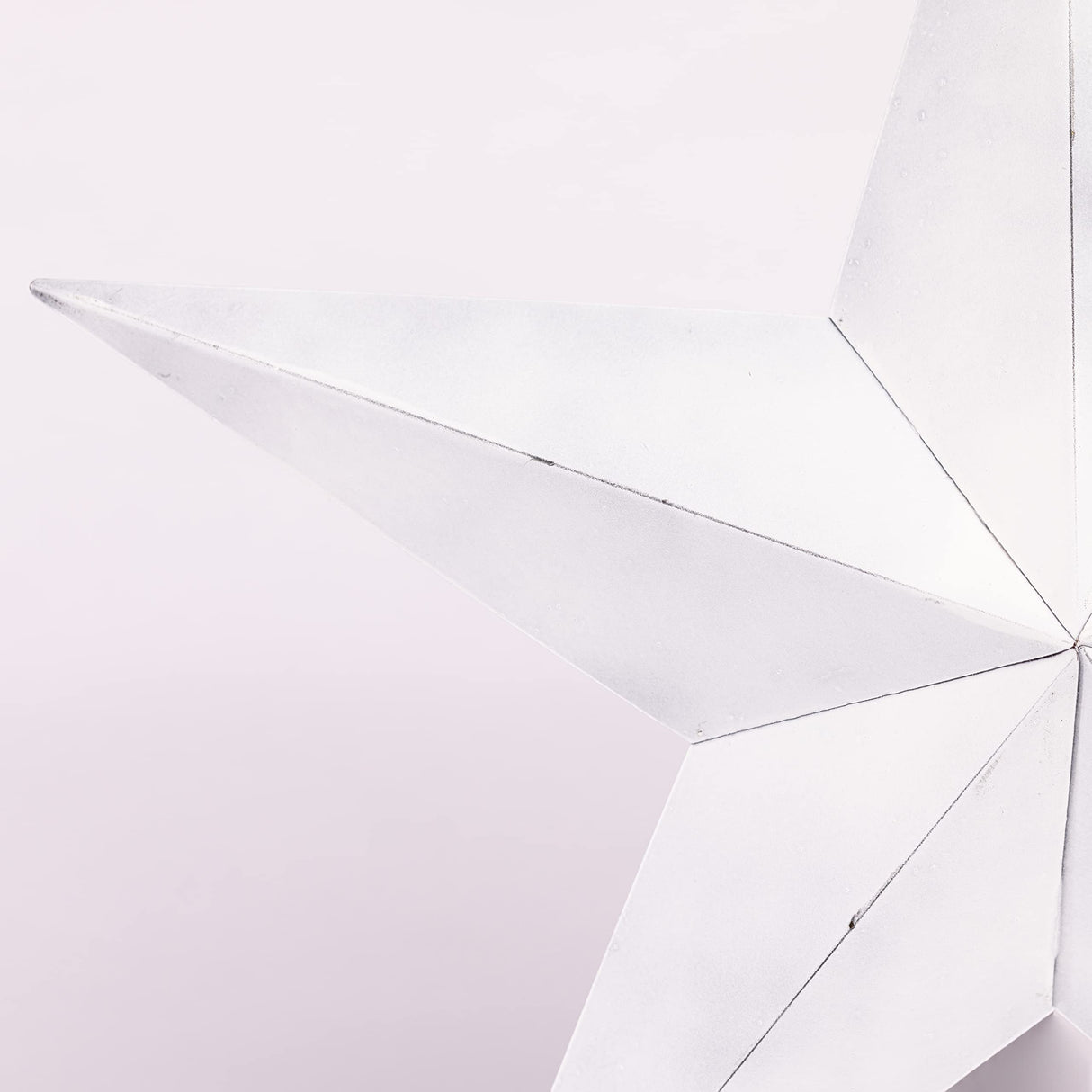 CWI Gifts Metal Barn Star - 8 inch Galvanized Hanging Star - Farmhouse Wall Decor - White CWI Gifts