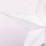 CWI Gifts Metal Barn Star - 8 inch Galvanized Hanging Star - Farmhouse Wall Decor - White CWI Gifts