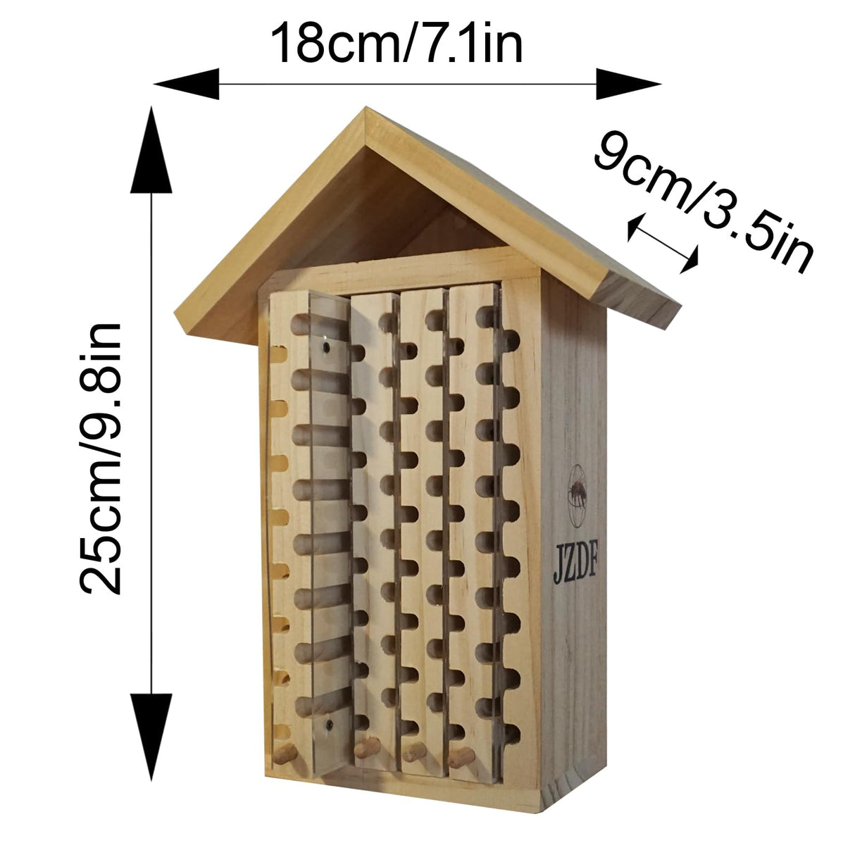 Mason Bee House,JZDF Bug Hotel,Bug Hotel,Carpenter Bee House for The Garden,Leaf Cutter Bees House JZDF