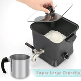 Sutomlo Large 4.5 Qts Electric Wax Melter for Candle Making, Candle Wax Melting Pot with Temperature Control & Pour Spout for Candle Maker & Candle Making Business Sutomlo