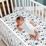 Lambs & Ivy Forever Pooh 3Piece Baby Crib Bedding Set, Blue Lambs & Ivy