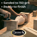 Osborne Tapered (Two-Sided) Dining Table Leg in Soft Maple Wood (Set of Four), Unfinished Wooden Posts for Dining Room Table or Desk, Replacement Dining Table Legs, Sanded and Ready to be Finished Osborne Wood Products