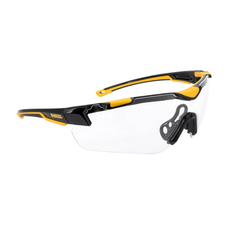 DEWALT DPG110 Chisel Unisex Trim-Fit Half Frame Protective Eyewear, Black Frame Clear Lens DEWALT