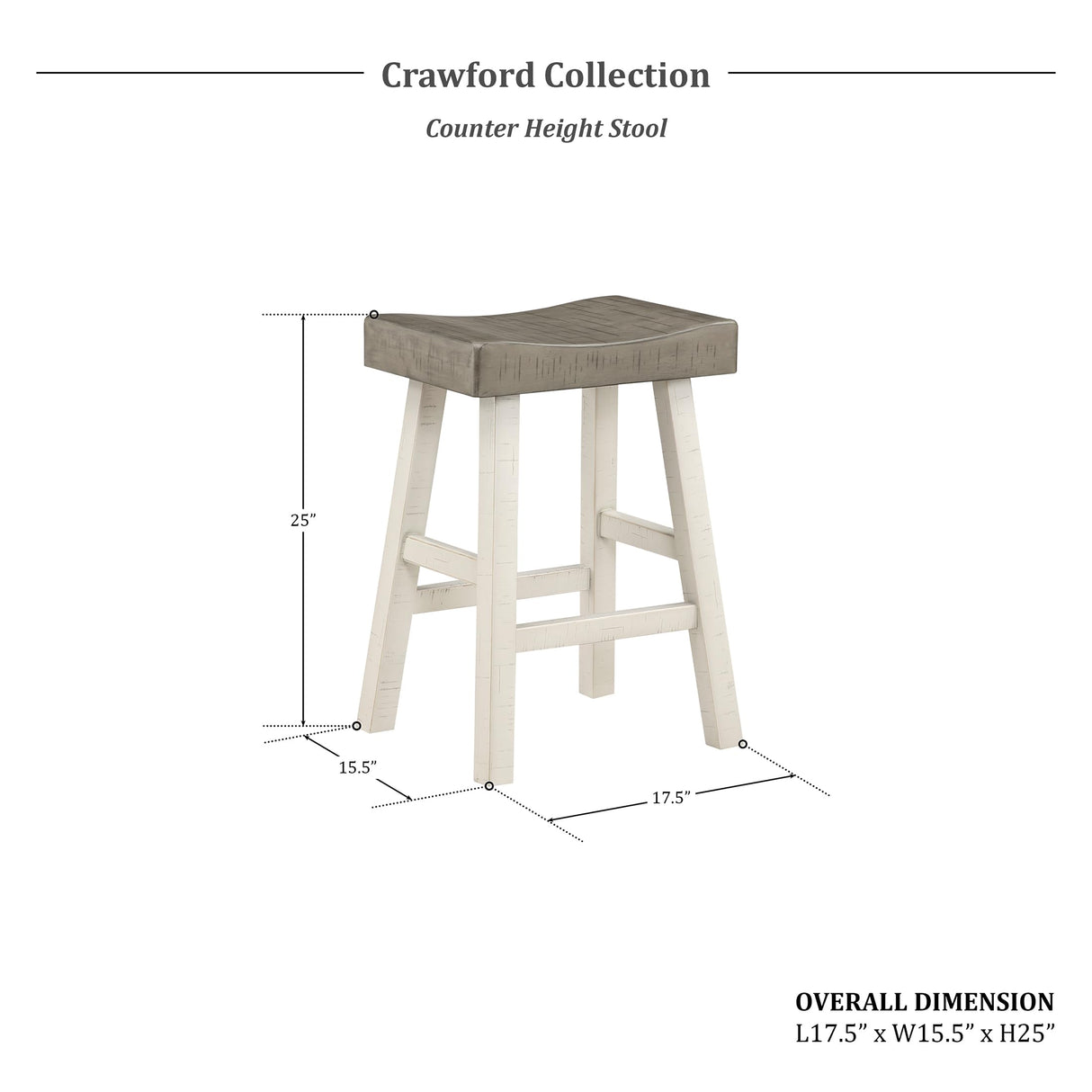 Lexicon Farmhouse Bar Table Set for 3 with Saddle Stools - Stylish White/Coffee Kitchen Dining Set Lexicon