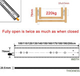 2pcs Heavy Duty Locking Drawer Slide, Steel Metal Full Extension Drawer Slides Side Mount 40" 48" 56" 64" 72" 80", 400 Lb Load Capacity, for Retrofitting Motorhomes/Roll Out Shelves (Size : 64in(160c Generic