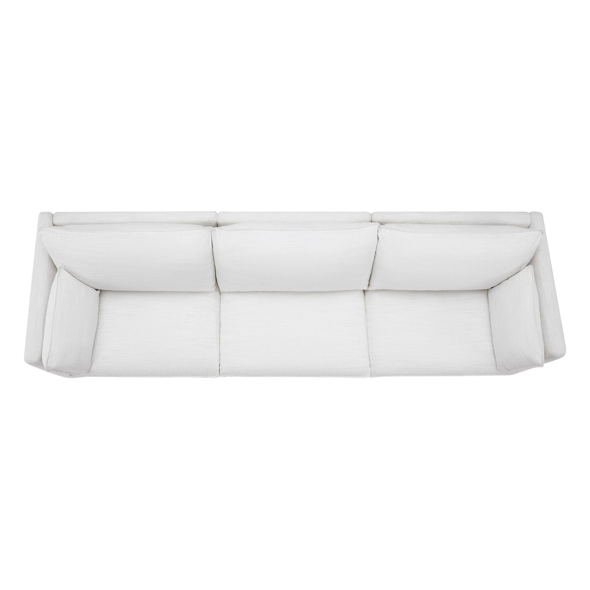 CHITA Sectional Modular Down Filled Sofa, Comfty Feather 3 Seat Cloud Couch, FSC Certified Modern Deep Seat Sectional for Living Room, 114 inch Width,3 Seat Modular Sofa, Cream CHITA