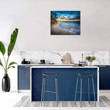 TUMOVO Adult Paint by Number - Caribbean Beach Paint by Numbers for Adults Beginner Seaside Cloudscape Paint by Numbers Kit with 3 Size Brushes and Acrylic Pigment, 16x20 Inches(Frameless) TUMOVO