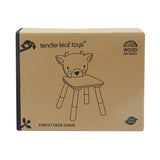 Tender Leaf Toys - Forest Table and Chairs Collections - Adorable Kids Size Art Play Game Table and Chairs - Made with Premium Materials and Craftsmanship for Children 3+ (Forest Deer Chair) Tender Leaf Toys