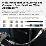 Creality Official 3D Printer Tools Kit, 74 Pcs in 1 3D Printing Tool Wrap Kit Assembly/Removal/Finishing/Deburring/Filament Cutting Tool with Nozzle Cleaning Kit for All FDM Printers Creality