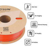 eSUN ASA+ Filament 1.75mm, Weather Resistant 3D Printer Filament for Outdoor Functional Parts, 1KG Spool Heat Resistant Upgraded ASA Plus 3D Printing Filament for 3D Printers, Red eSUN